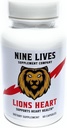 NINE LIVES Lions Heart Daily Life Supplement. CoQ10, Magnesium, L- Carnitin, Tautine, Nattokinase, Niacin