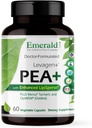 Emerald Laboratories Pea + med Levagen + - Support Joint & Muscle Health med Meriva Curcumin, OptiMSM & Levagen + Pea * - Non- GMO, Vegan, Gluten- Free - 60 Vegetabilske kapsler