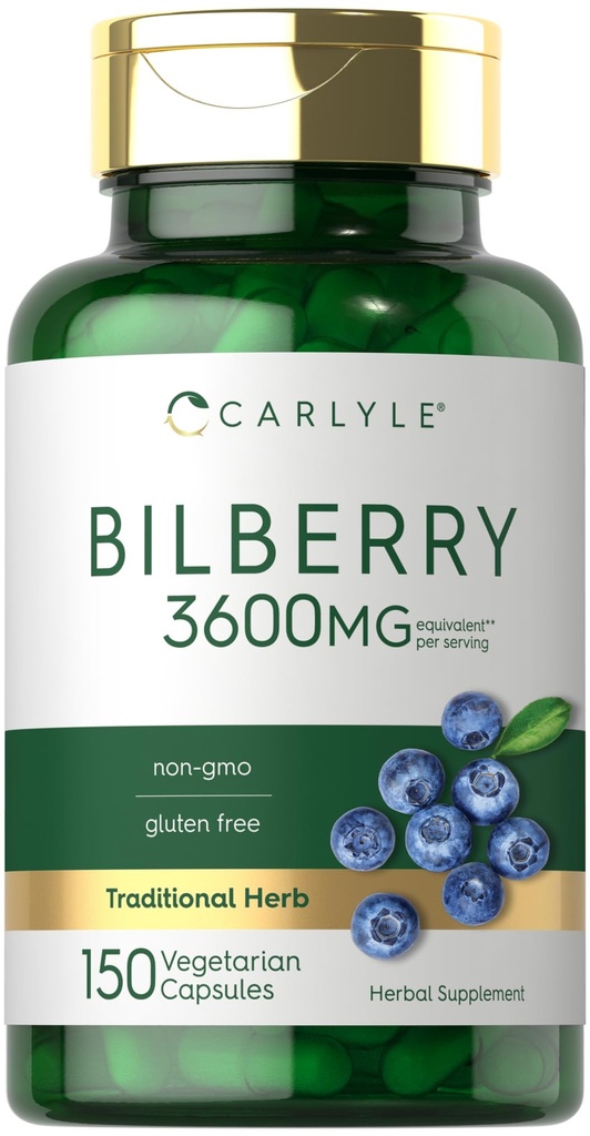 Carlyle Bilberry Uddrag Kapsler 124; 3600mg