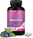 Pure Resveratrol 500mg - Antioxidant, sund aldring & Heart Health Support