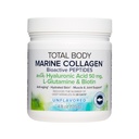 Naturlige faktorer Total Body Marine Collagen, Bioactive Peptider Pulver til sund hud, hår & Joints, Unflavored, 4.8 Oz