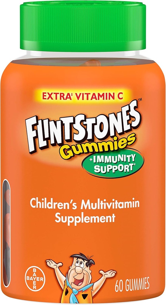 Flintstone gummier Imunit størrelse 60ct En dag Flintstone Vitaminer Plus Immunity Support