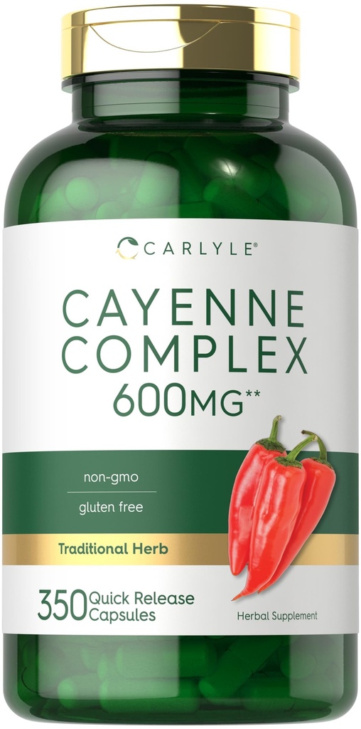 Carlyle Cayenne Pepper Kapsler 600mg