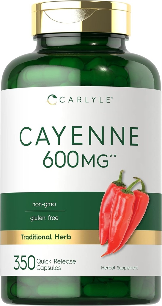 Carlyle Cayenne Pepper Kapsler 600mg