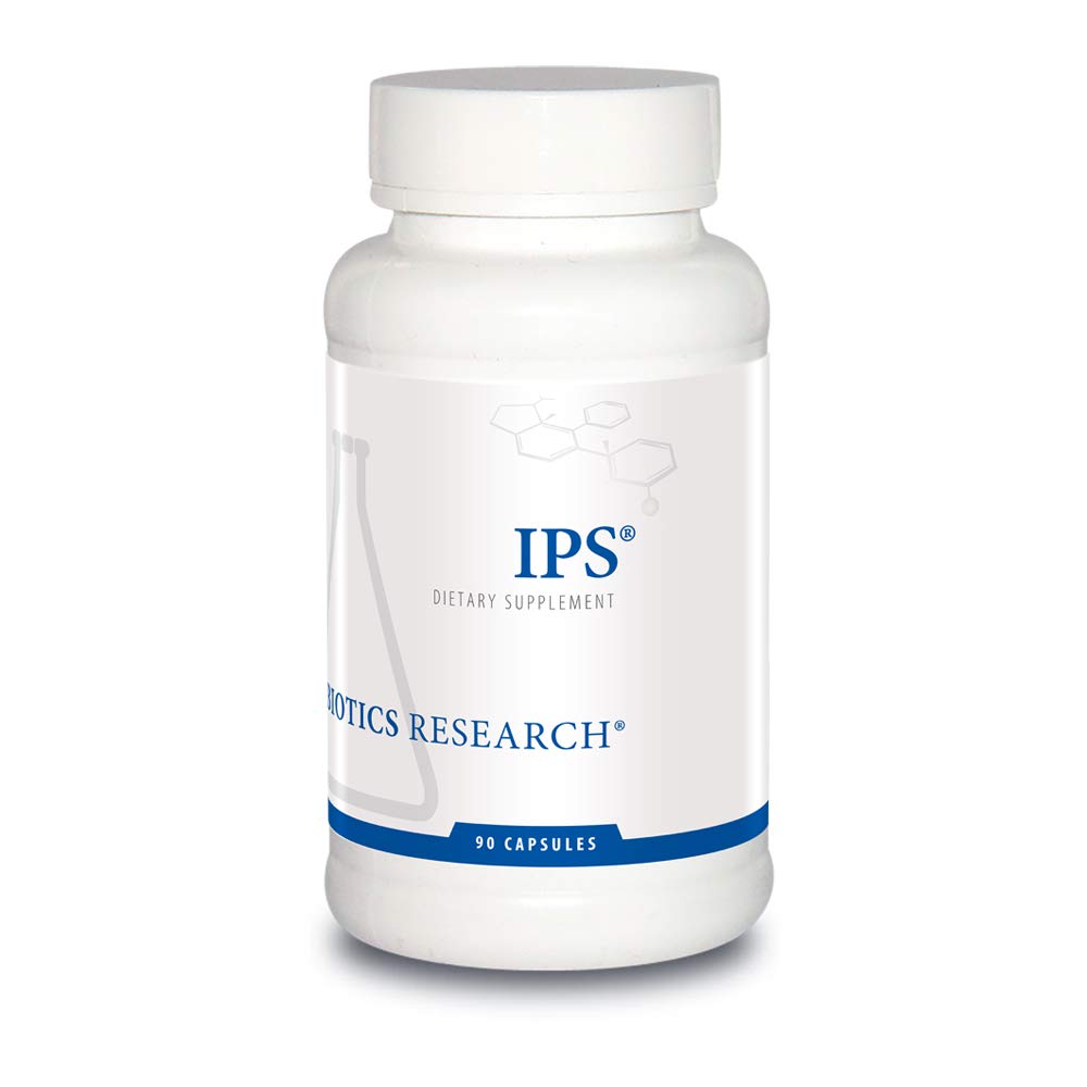 Biotics Research IPS - Optimal Gastrointestinal Support, Gut Lining Support, Gut Healing, Jerusalem Artichoke, Lamb Intestine, Glucosamin Sulfate, Gamma Oryzanol, L- Glutathion, 90 Kapsler