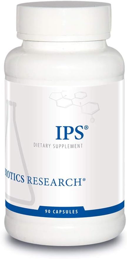 Biotics Research IPS - Optimal Gastrointestinal Support, Gut Lining Support, Gut Healing, Jerusalem Artichoke, Lamb Intestine, Glucosamin Sulfate, Gamma Oryzanol, L- Glutathion, 90 Kapsler