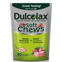 Dulcolax Soft Chews Saline Laxative Mixed Berry (60ct & 30ct) 1200mg Magnesium Hydroxid Gentle Obstipation Relief