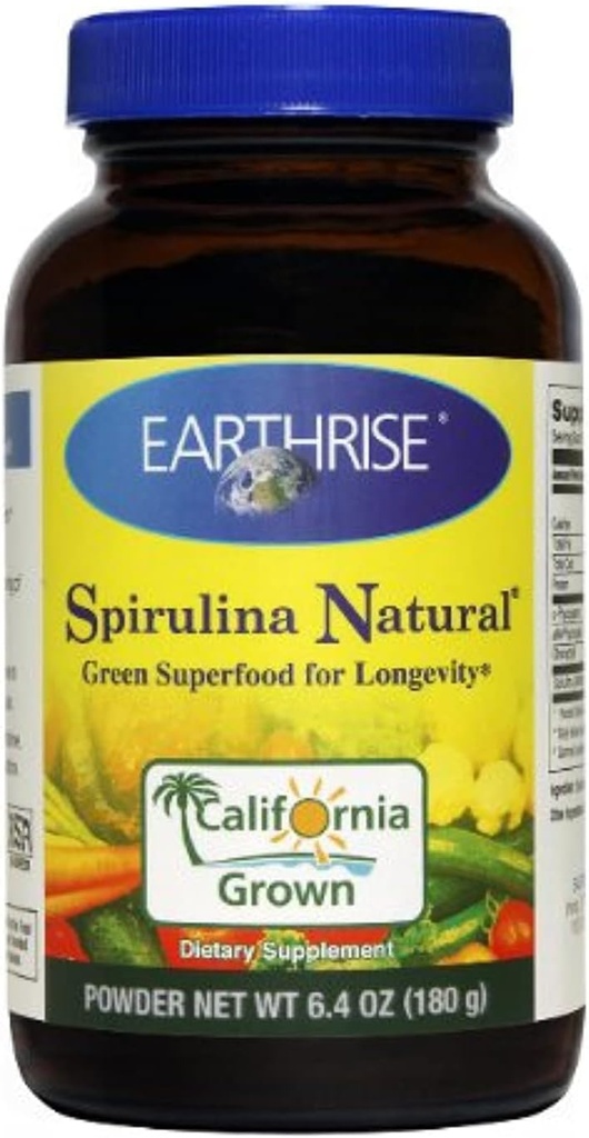 Jordopgang Spirulina Natural, 180 Bedste Pulver