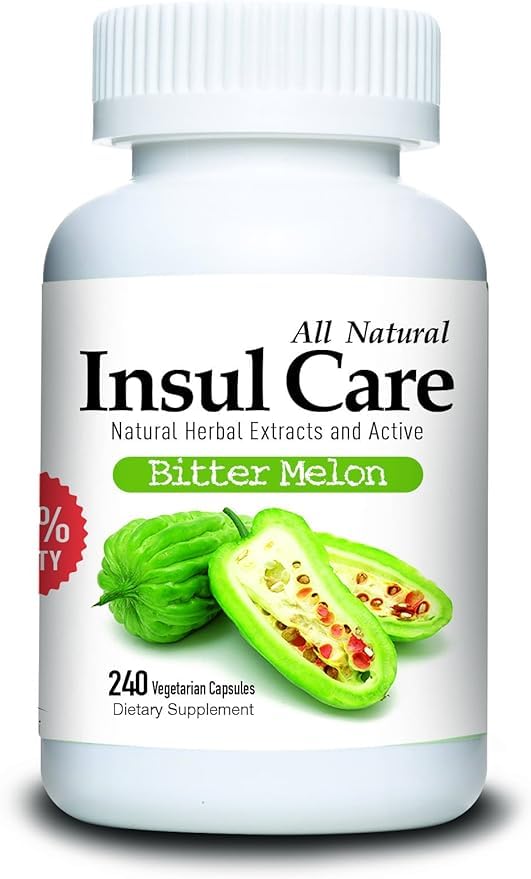 Gabby Forsikring Bitter Melon Natural Herbal Ekstrakter (10: 1) Active 500mg 240 Kapsler Lavet i USA