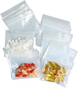 100 Pakker Pill Tasker 6 mil Sturdy 3x2,75 tommer Pill Pouches BPA Gratis Seal Vandtæt Handy Genanvendelige Pill Tasker til rejse små plastposer til Pill Organizer, smykker og små håndværk stykker