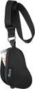 Beautyflier Astma Inhaler sag Lanyard Holder Keychain Travel Handy Mini Bag til voksne og børn, ikke omfatter Inhaler (sort)