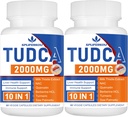 2000mg Tudca Liver Support Supplement, Tudca Bile Salt with Milk Thistle and Nac,120 Capsules for 60 Days,Support for Liver, Detoxification,Immune System
