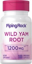 Piping Rock Wild Yam Root Capsules 1200mg