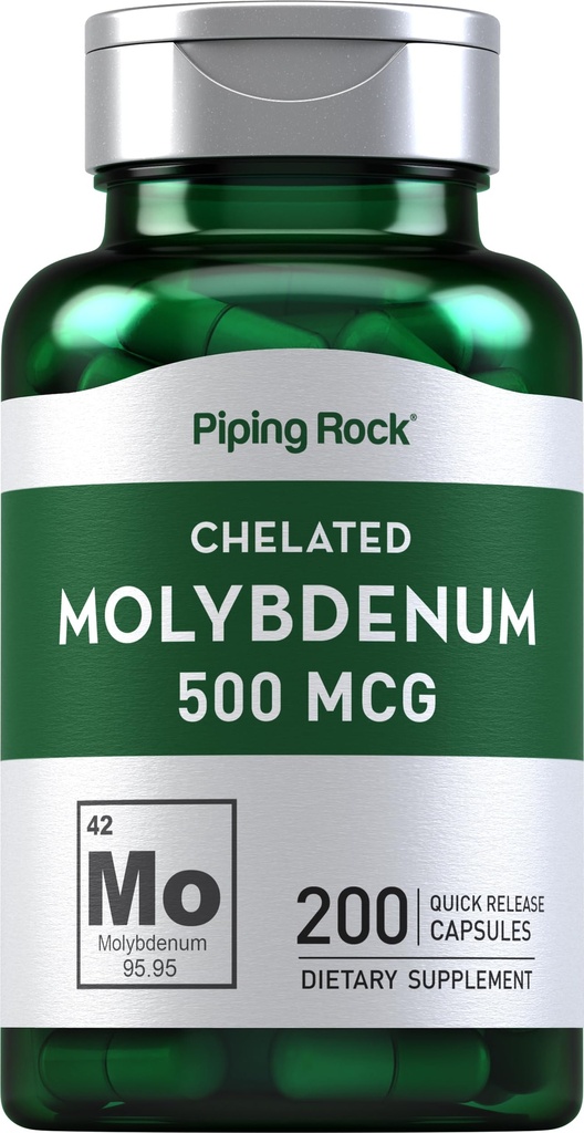 Piping Rock Molybdæn Supplement: 124; 500 mcg
