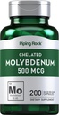 Piping Rock Molybdæn Supplement: 124; 500 mcg