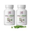 hvidløg kosttilskud - GARLICE OG PARSLEY ODORLESS FORMULA - knogle sundhed vitaminer til kvinder, hvidløg allicin, allicin, hvidløg kosttilskud, hvidløg persille, persille kapsler, lugtløse hvidløg - 2B 200 Caps