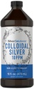 Carlyle Colloidal Sølv Liquid 124; 10 PPM-124; 16 fl. Oz (473 ml) - 124; med Nano Silver Technology Solutions - 124; Vegetar, Non- GMO, Gluten Free Supplement