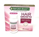 Nature 's Bounty hårvækst supplement, 1 Per dag, Klinisk vist for at understøtte Thicker, Fuller hår, med Biotin, Silicon & Arginin, 90 kapsler