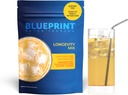 Blueprint Bryan Johnson Longevity Mix - Muscle Builder & Recovery Supplement - fremmer fokus og balanceret mad - Magnesium, Creatin, L- Theanine, Glutathione & vitamin C- 30 Servere, Ananas Yuzu