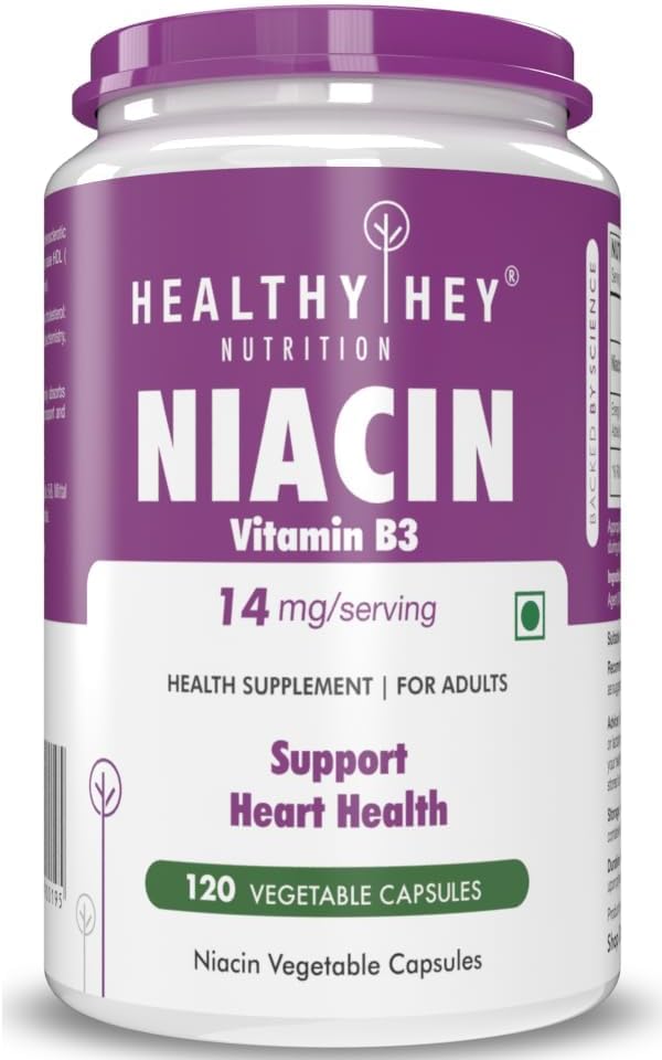 Nutrition Niacin Vitamin B3 120 Veg. Kapsler
