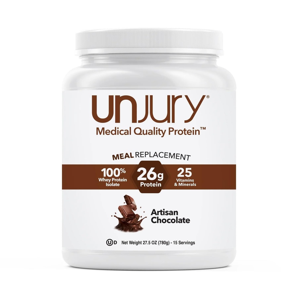 Ujury Meal Erstatning Pulver; Chokolade og Chokolade 124; 26g Protein • 124; 25 Vitamin og mineraler • 124; 100% Whey Isolere Protein Pulver • 124; Lav Carb og sukker • 124; 15 Servering