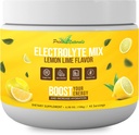 Elektrolyte Powder - Genopfriskende workout Inddrivelse Elektrolyter, Sukker fri, Gluten fri & Vegan, Pure Keto & Paleo Hydration Beverage, Immun Boosting Vitamin (198 Bedste, Lemon Lime)