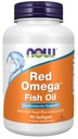 NOW Foods Supplements, Red Omega™ with CoQ10 30 mg and Omega-3 Fish Oil, Cardiovascular Support*, 90 Softgels