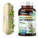 BIO KRAUTER Motherwort Capsules 1200 mg - 100 Count - Motherwort Herb Supplement - Promote Relaxation - Women 's Support Capsules