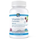 Nordic Naturals Pro Vitamin D3 Gummies, Wild Berry - 120 Gummies - 1000 IE Vitamin D3 - Great Smag - Sunde knogler, Mood & immunsystem funktion - Non- GMO - 120 Servering