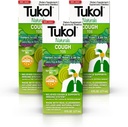 TUKOL Naturals Elderberry Syrup med C-vitamin, D-vitamin og zink, immunsupporttillæg med naturlig honning til voksne og teenagere, urtebærboost til Immunitet & antioxidant Support, 6oz, pakke med 3