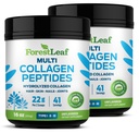 Collagen Peptider Pulver Unflavored - Hydrolyzed Collagen Protein Powder Type 1, 2 & 3 - Græs Fed Keto Collagen Pulver til kvinder & mænd - Vital hår, hud, negle, Joints, Inddrivelse, 11g Per Servering
