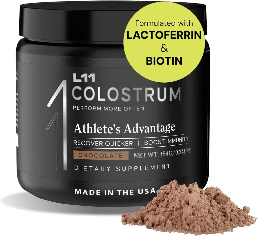 Colostrum Supplement af L11 med Lactoferrin Biotin Zink & D-vitamin
