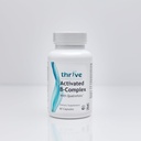 Thrive Nutracatives Aktiveret B- Complex med Quatrefolin - 60 Non- GMO kapsler - Kosher Kosterkost supplement til optimal sundhed - fri for Gær & Gluten, understøtter energi & kognitiv funktion