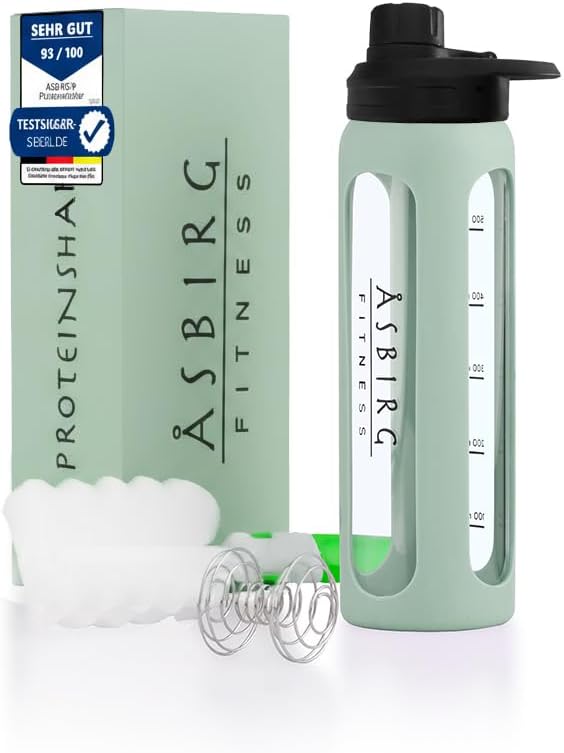 2.0 Fitness124; Protein Shaker Lavet af Glassed 124; Protein Shaker