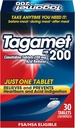 Tagamet HB 200 mg Cimetidin Acid Reducer and Heartburn Relief, Relieves and Prevents fordøjelsesbesvær, 30 Greve