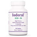 Optimox Iodoral 50 mg tillæg - Kaliumjodidtabletter, thyreoideatilskud, daglige vitaminer og mineraler, Lugol 's jod opløsning - 90 Tæl