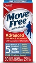Move Free Advanced Plus MSM and Vitamin D3, 80 tabletter - Joint Health Supplement med Glucosamin og Chondroitin (pakke med 4)
