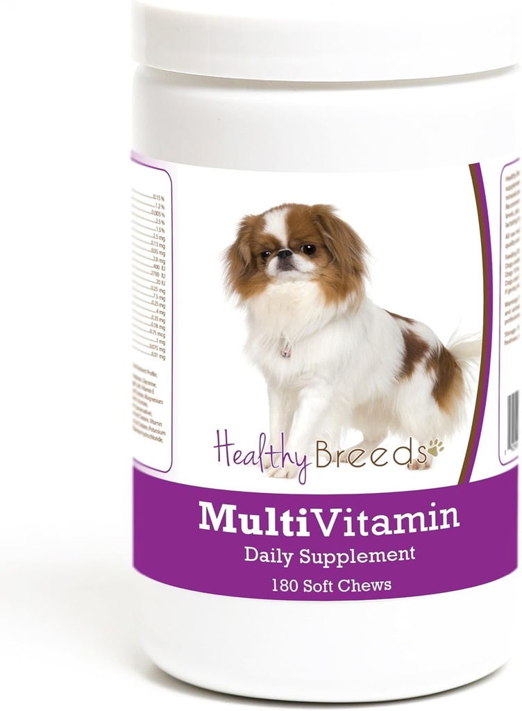 Sunde racer Japansk Chin Multivitamin Soft Chew til hunde 180 Greve