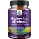 Pure Magnesium Glycinate Supplement 400mg Per Servering - Vegansk Høj Absorption Chelated Magnesiumkapsler til kvinder og mænd med Elemental 400mg for Mood Sleep and Relaxation Support - 240 Tæl