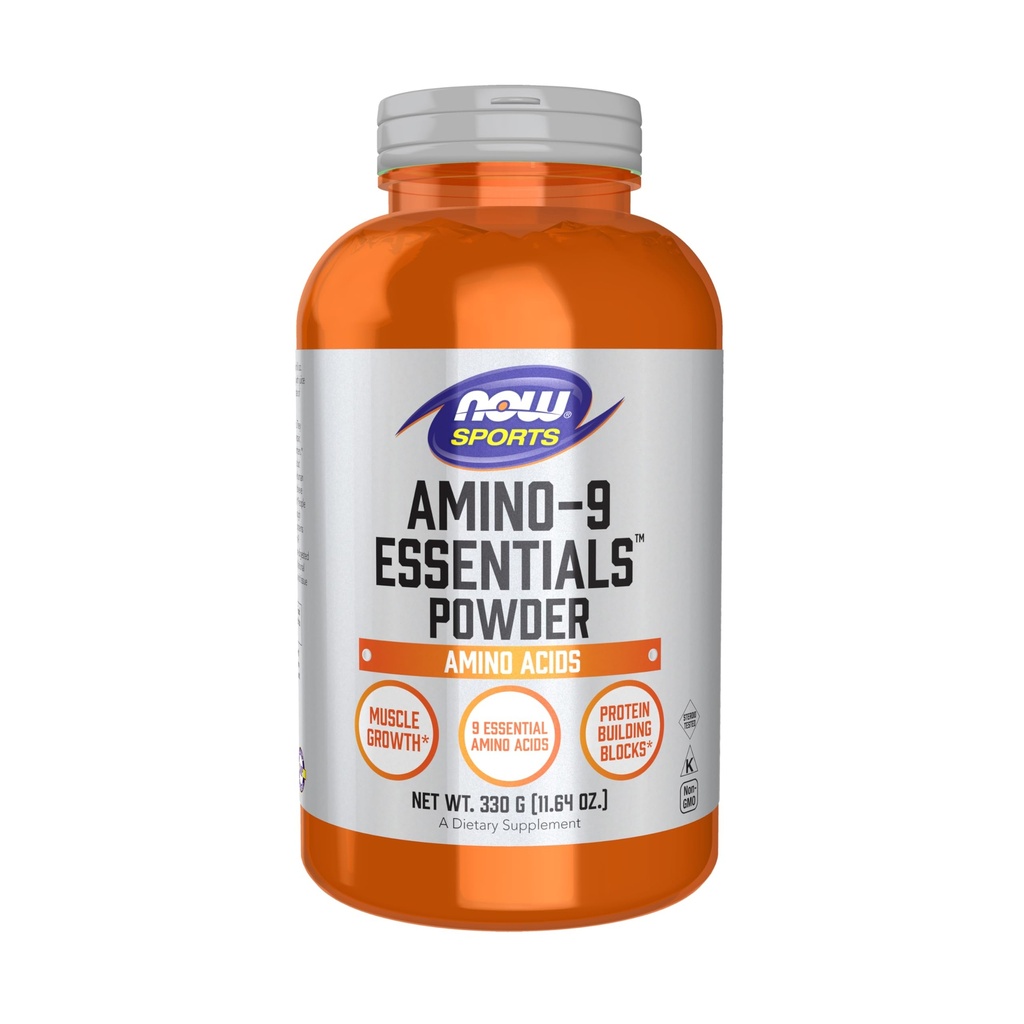 Now Sports Nutrition, Amino-9 Essentials ™ Powder, Enhanced Protein Syntese, Aminosyrer, 330- Bedste