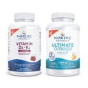 Nordic Naturals Starter Pack - Vitamin D3 + K2 Gummies, Ultimate Omega