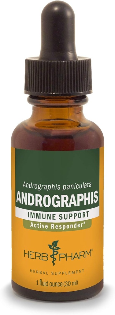 Herb Pharm Andrographs Liquid Extract for immunsystem Support, 1 Fl Oz (pakke af 1) (DANDRO01)