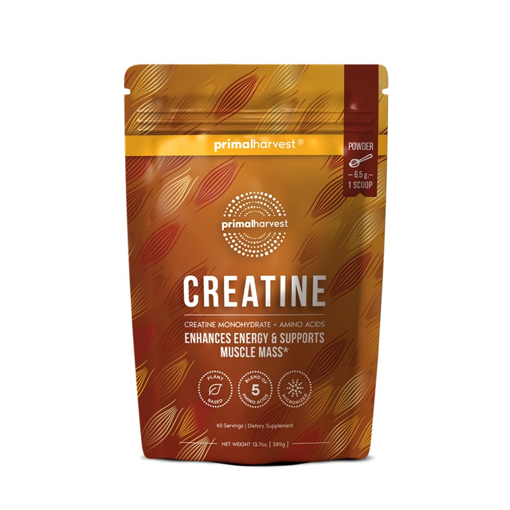 Primal Harvest Creatin Powder supplement til mænd og kvinders Fitness, træning og muskelvækst, at hjælpe med at fremme inddrivelse, styrke, energi og Endurance (1)