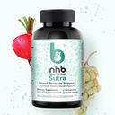 Blood Pressure Support, Nitrogen Oxide Production, Blood Flow Support, Beet Energy Grape Seed Extract & Beet Root Powder. 60 Kapsler.