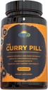 Curry Pill - 90 Greve Kosttilskud med høj-Curcumin gurkemeje, hvidløg, Ginger, Cayenne og sort peber