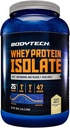 BODYTECH Whey Protein Isolate Powder - med 25 gram protein per servering & BCAA - Ideel til post- workout muskeltræning & vækst, Indeholder mælk & soja - Vanilla (3 Pund)
