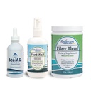 Ultimate Health Boost Bundle (Trace Minerals Drops, Lavt natrium Fortisalt & Fiber Blend)