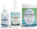 Ultimate Health Boost Bundle (Trace Minerals Drops, Lavt natrium Fortisalt & Fiber Blend)