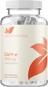 Bioactive SAM- e 500mg - High Strength SAM- e Supplement med biologisk aktive S, S Form for lever og mood Support - Vegan Non- GMO Konserveringsfri - Lavet i USA (120 Servere)