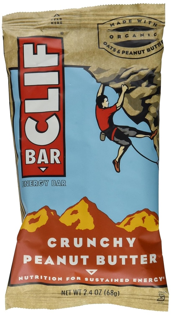 Cliff Bar Clif Bar, Og, Crnch Pnt Btr, 2,40 -Ounce (pakke med 12)